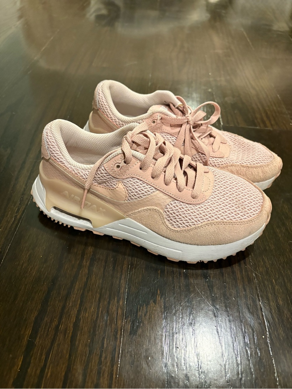 Nike Women's Air Max-Style Lace-Up Sneakers - Blush Pink